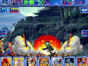 新动漫明星大战僵尸关卡全开无敌版