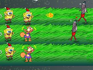 海绵宝宝大战鱼怪