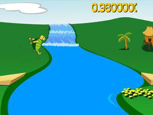 小乌龟跳过河