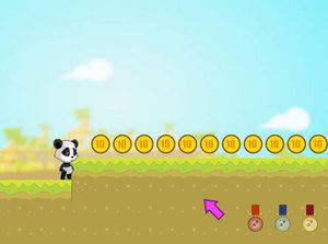 熊猫吃金币