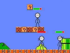 火柴人入侵马里奥世界双人版