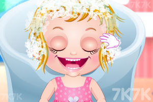 可爱宝贝的漂亮发型