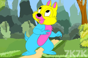 可爱的动物拼图