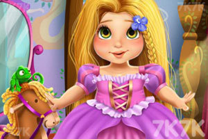 长发宝贝洗澡澡