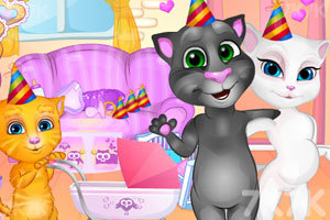 为怀孕的安吉拉庆生