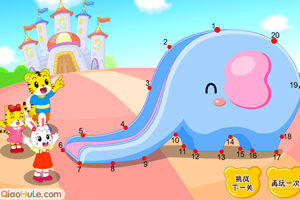 巧虎数字连线游戏