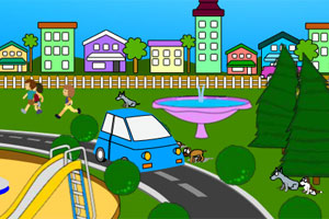 蜡笔小新找小狗