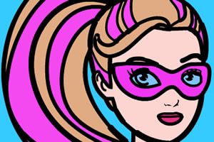 超级芭比填颜色