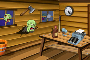 逃出僵尸岛小屋