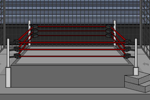 逃离封闭的摔跤场