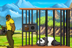 帮助熊猫逃脱