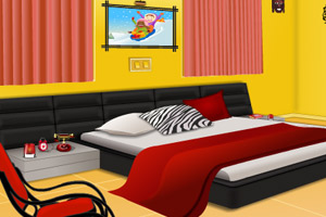 逃出漂亮的现代卧室