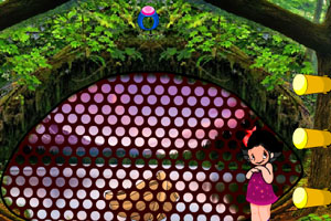 救女孩逃离神秘岛