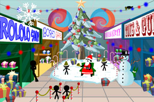 圣诞节拯救火柴人4