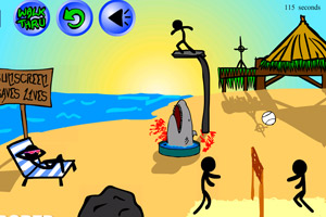 火柴人海滩派对