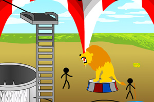 马戏团的火柴人