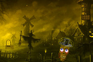 逃离闹鬼的万圣节村庄