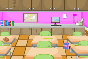 熊孩子逃出教室