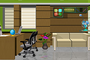 工作狂逃离办公室