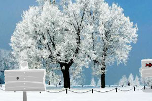 小乌龟逃离雪地