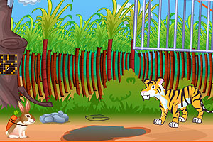 可爱小兔子逃脱