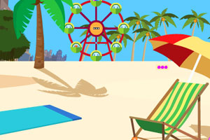 救女孩逃出海滩房子