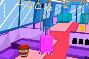 逃出行驶的火车