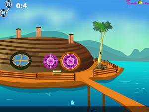 诡异的船型小屋