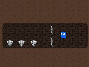 蓝色小怪吃钻石