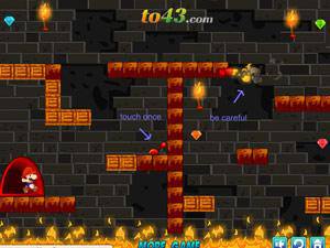 马里奥勇闯火焰洞关卡全开版