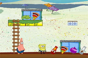 海绵宝宝收集水果