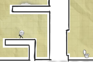 火柴人找厕所无敌版