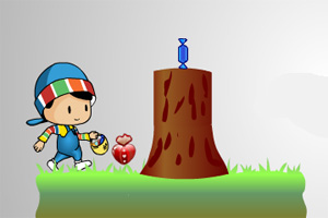 采糖果的小男孩