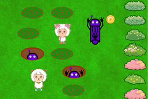 喜羊羊与美羊羊躲避机器人