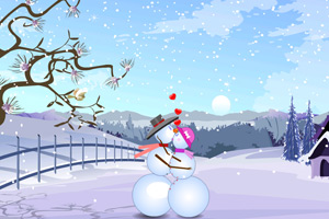 接吻雪人