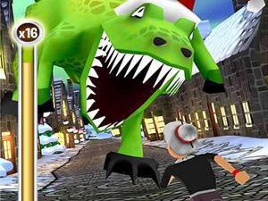 愤怒的老奶奶玩酷跑圣诞版