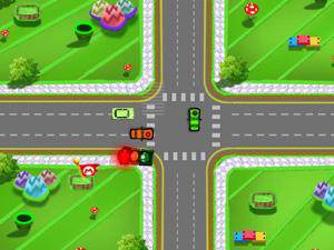 马里奥指挥交通