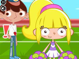 啦啦队长也偷懒