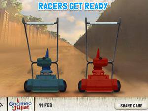 蓝精灵割草机大赛