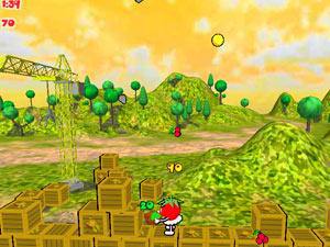 草莓小子接水果