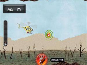 战斗中的直升机