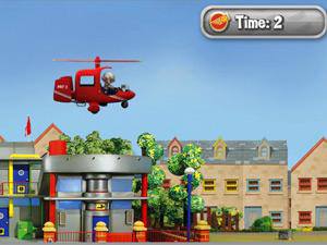 乐高直升机送货