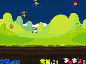 抓愤怒的小鸟无敌版