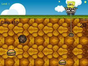 海绵宝宝挖汉堡