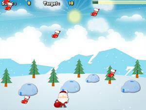 圣诞老人接袜子