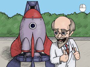 科学家造火箭