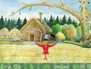 稻草人保护庄稼 