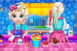 艾莎宝贝爱偷懒