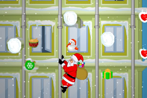圣诞老人爬水管无敌版