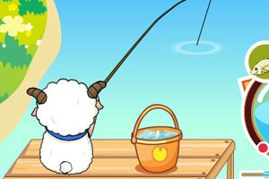 喜羊羊钓鱼之旅